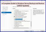 How Do I Install Windows Backup Server Features?