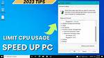 How Do I Limit Cpu Usage in Windows