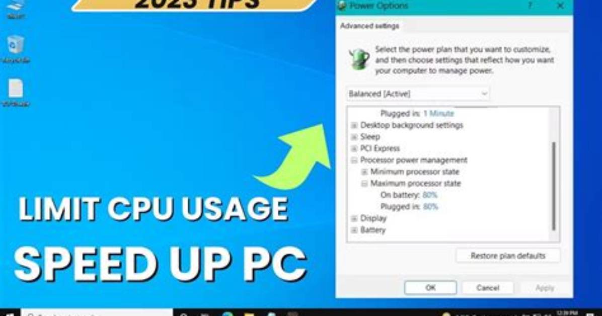 How Do I Limit Cpu Usage