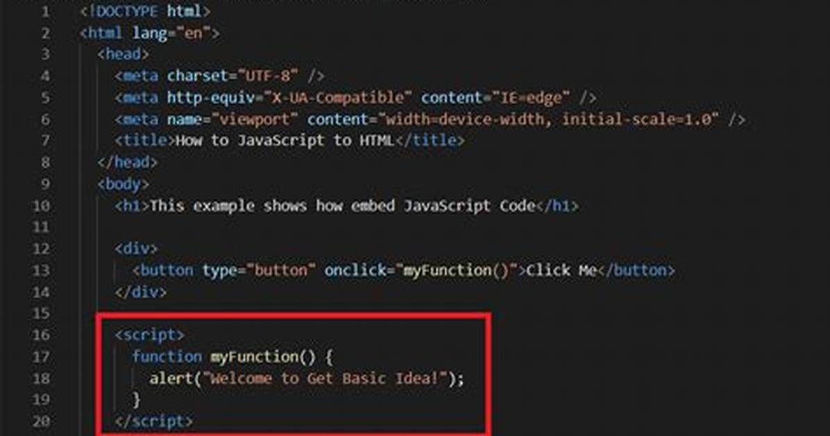 How Do I Link a Javascript File to a Html File?