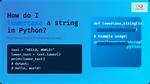 How Do I Lowercase a String in C?