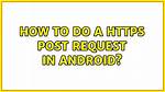 How Do I Make a Https Post in Node Js Without Any Third Party Module?