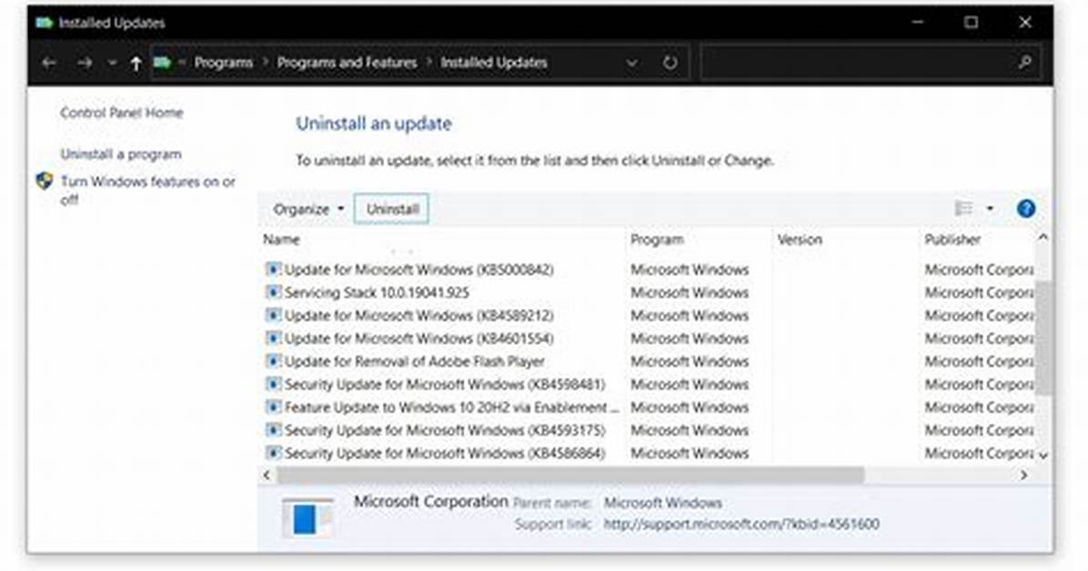 How Do I Manually Remove Windows 10 Update?