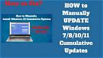How Do I Manually Update Windows 7 Service Pack 1?