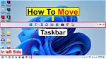 How Do I Move the Taskbar Without Activating Windows?