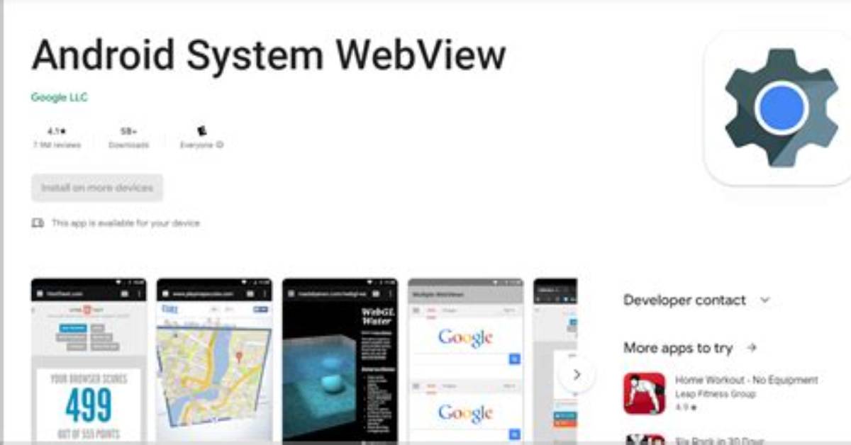 How Do I Open Android System Webview?