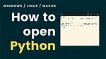 How Do I Open Python Editor in Ubuntu?