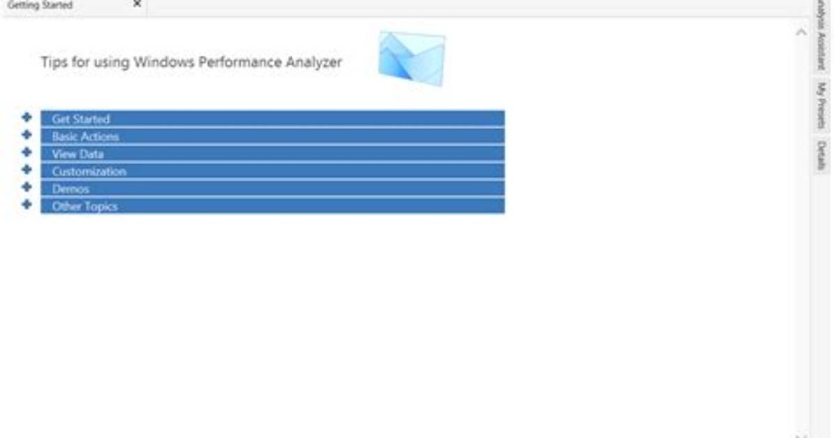 How Do I Open Windows Performance Analyzer