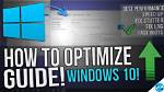 How Do I Optimize Windows 10 for Best Performance?