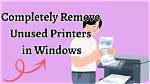 How Do I Remove a Hidden Printer in Windows 7?