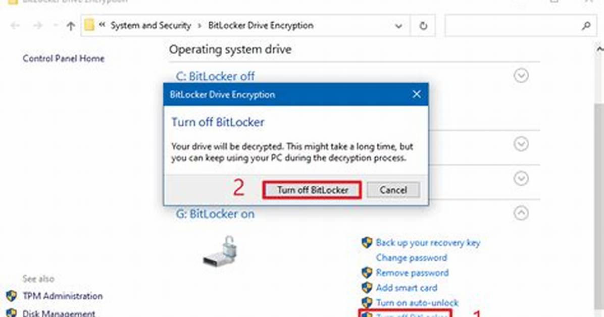 How Do I Remove Bitlocker Encryption Windows 7?
