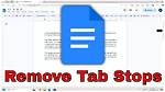 How Do I Remove Tab Space