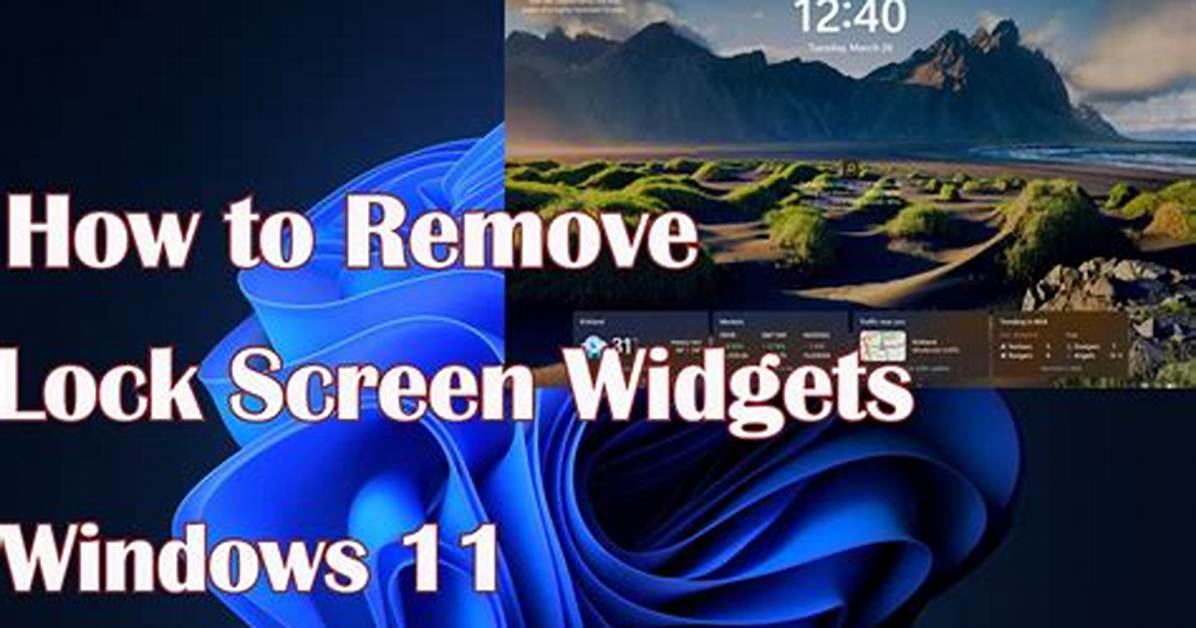 How Do I Remove Widgets from Lock Screen iOS 14?