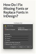 How Do I Replace a Missing Font in Photoshop?