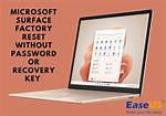 How Do I Reset My Surface Without a Recovery Key?