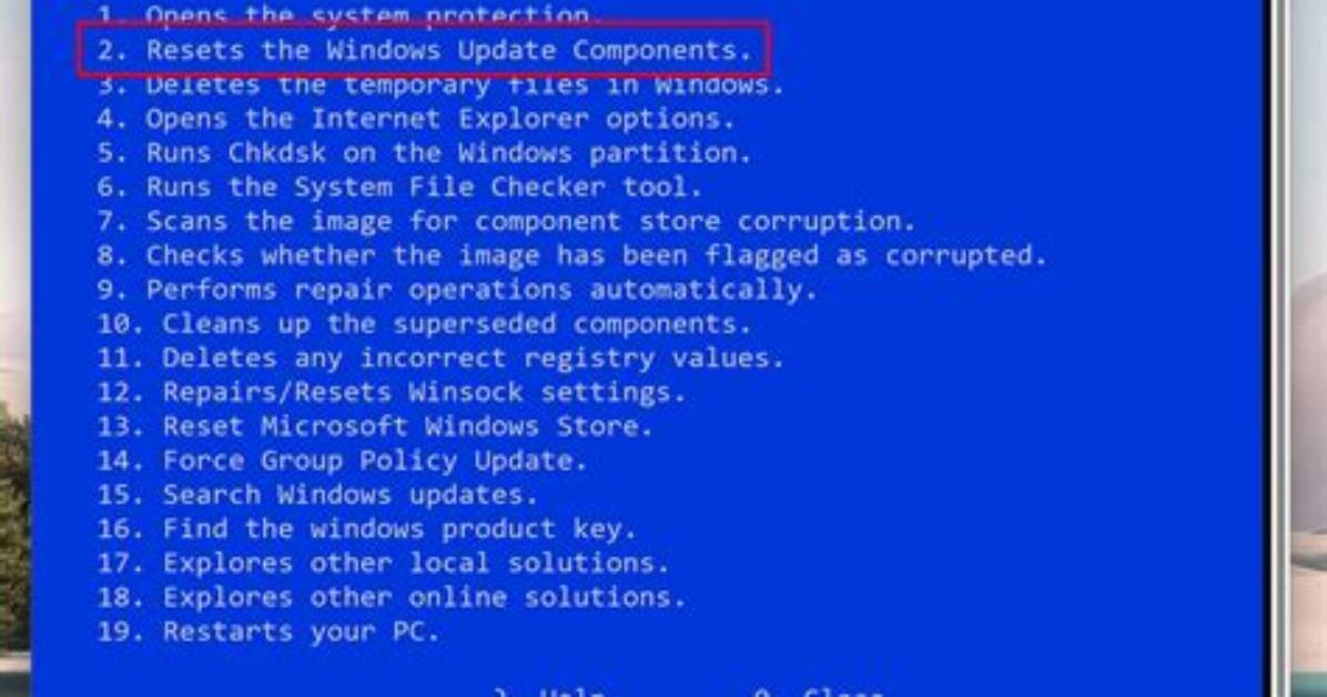 How Do I Reset Windows Update Database?