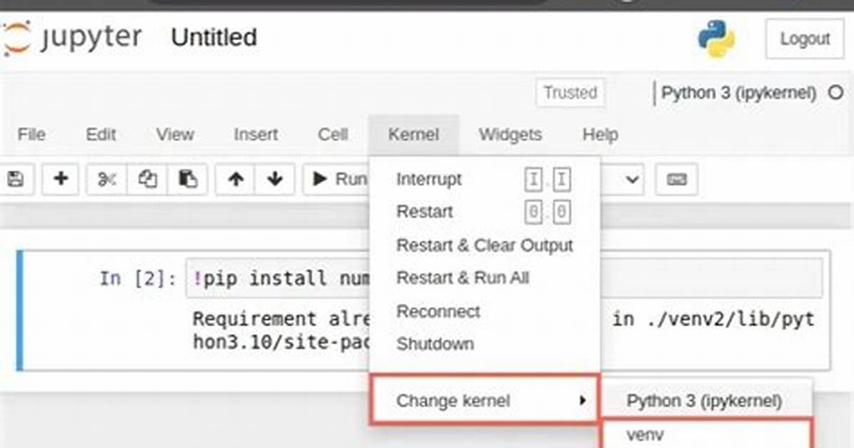 How Do I Restart a Python Kernel