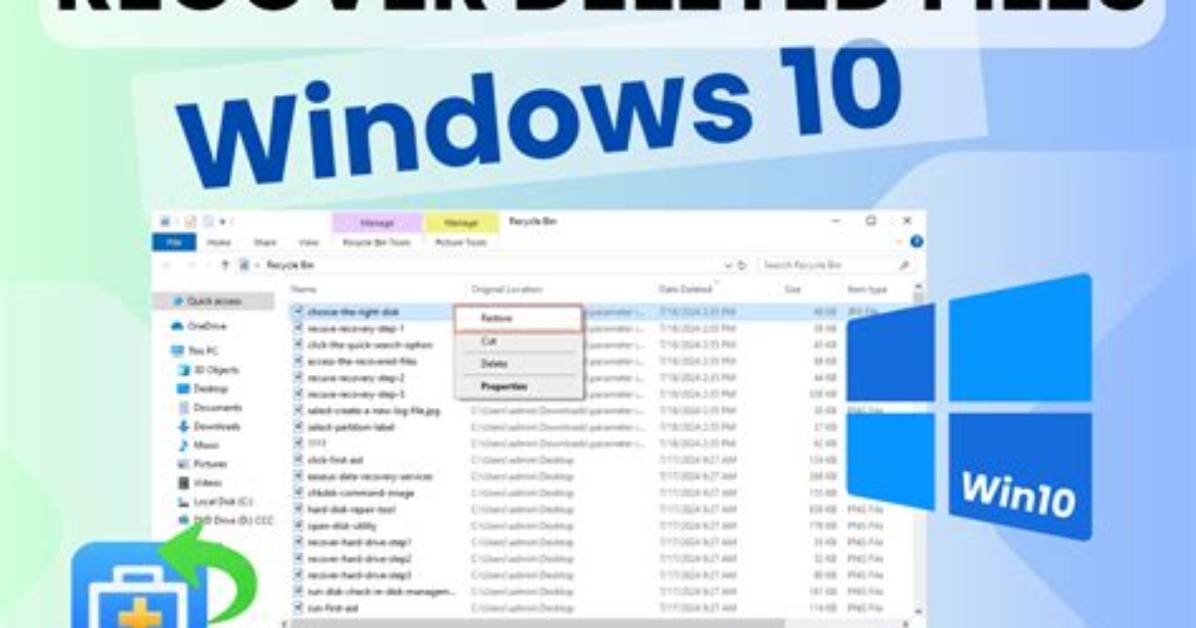 How Do I Restore a Deleted Program in Windows 10?