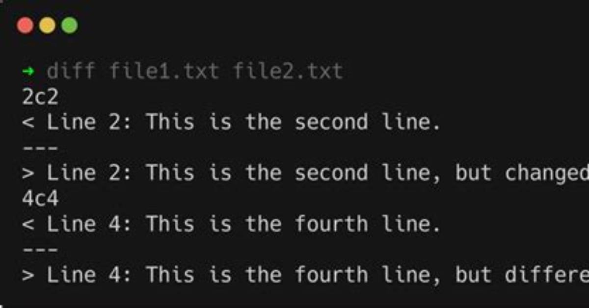How Do I Run a Diff Command in Linux?