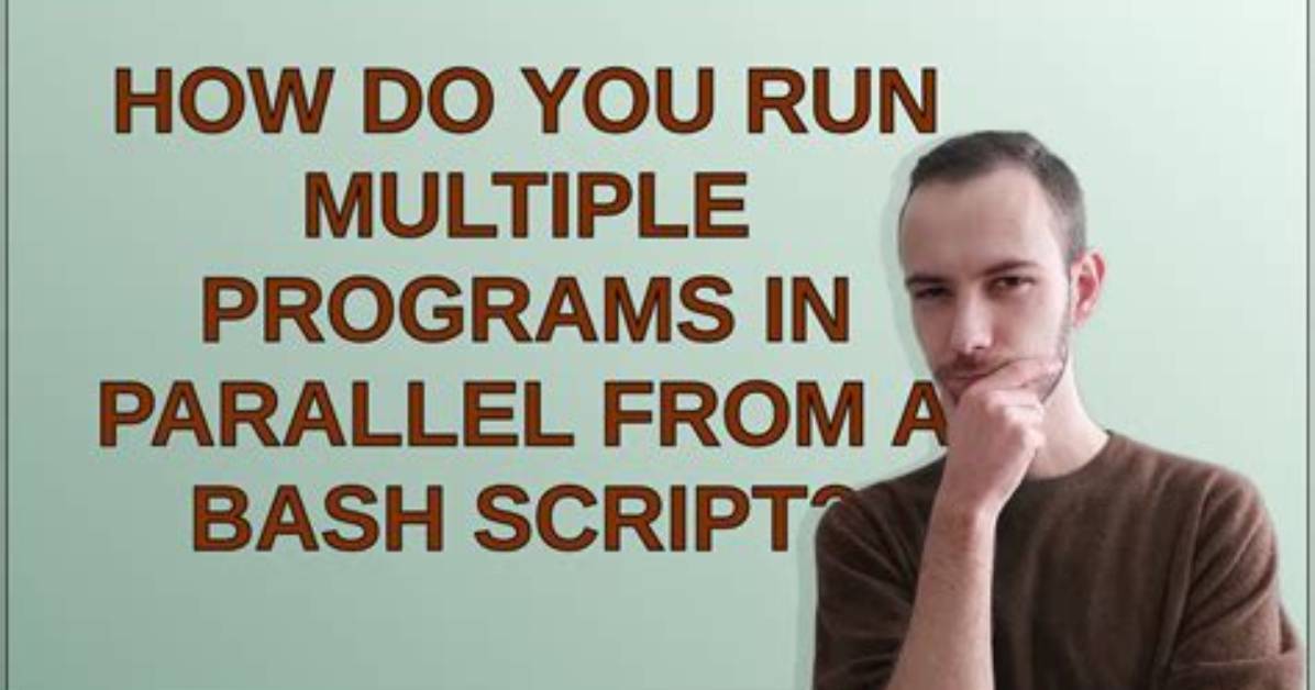 How Do I Run a Parallel Script in Unix?