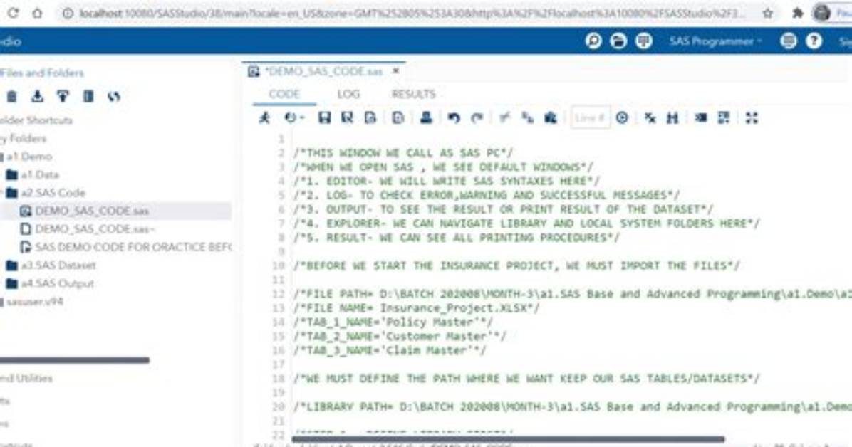 How Do I Run a Sas Code