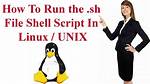 How Do I Run a Unix Script in Putty?
