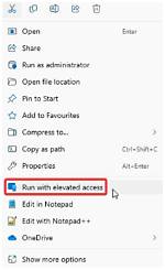How Do I Run an Elevated File in Windows 10?