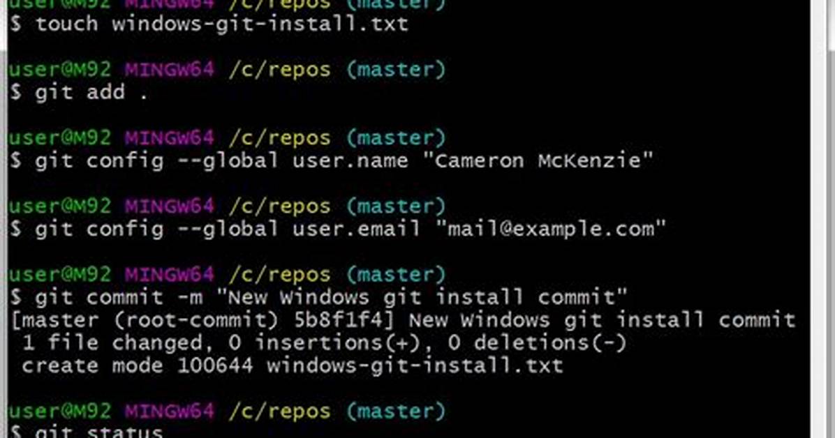 How Do I Run Git on Windows