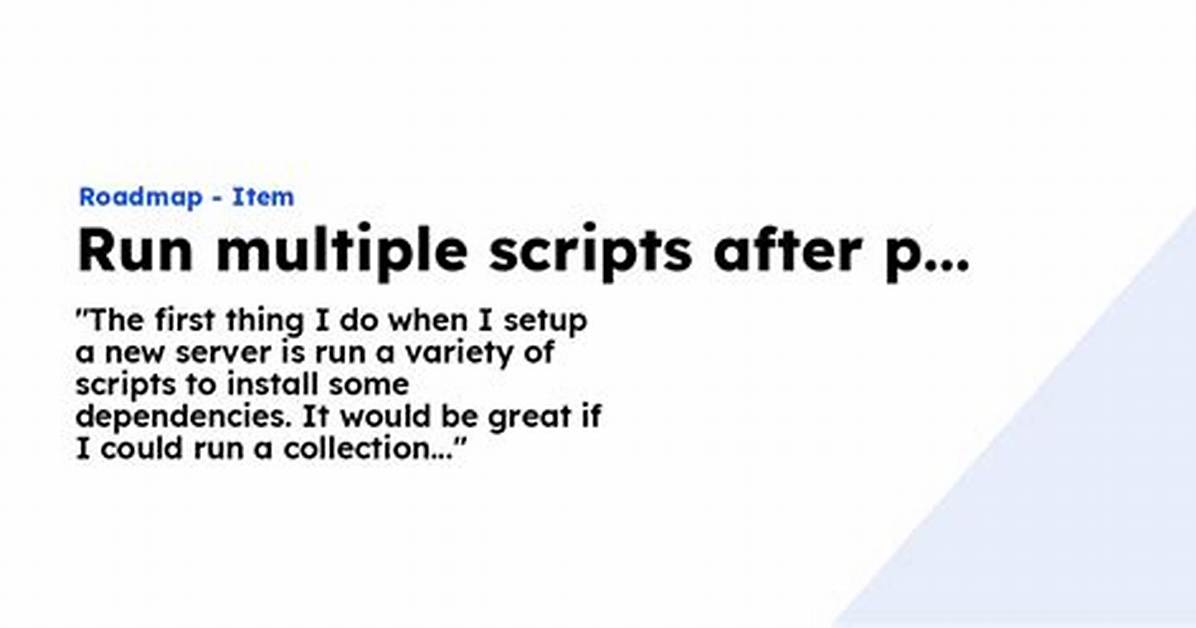 How Do I Run Multiple Scripts in Parallel Linux?