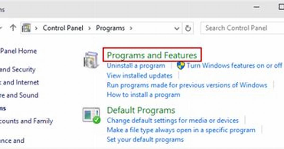 How Do I Run Programs and Features as Administrator?