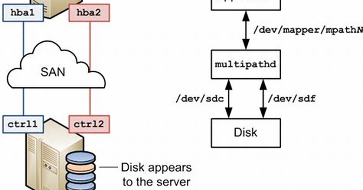 How Do I Scan a Multipath Disk in Linux?