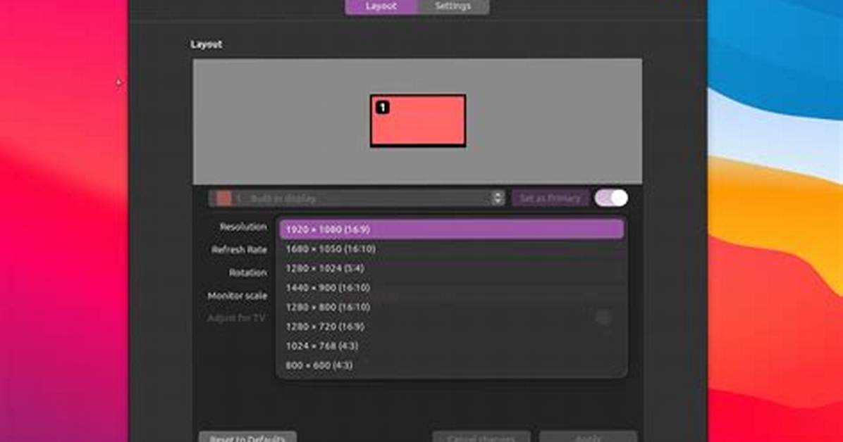How Do I Set Resolution in Linux?