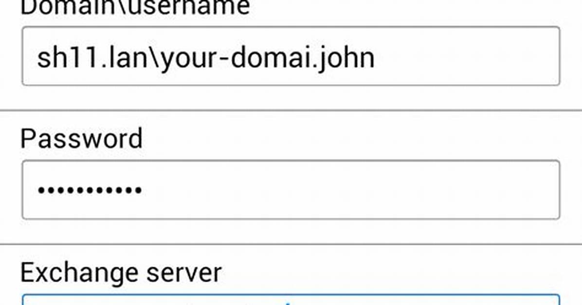 How Do I Setup Exchange on Android?