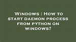 How Do I Start the Daemon Process in Linux?