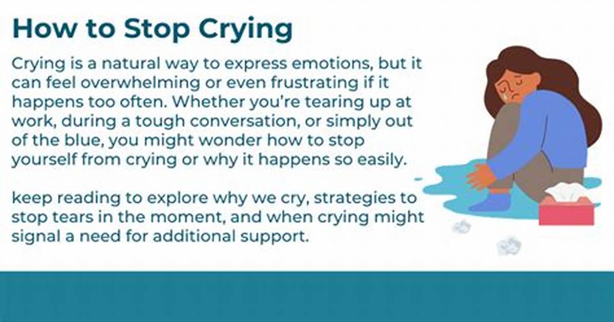 How Do I Stop Crying When I'm Angry?