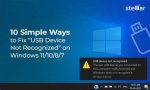 How Do I Stop Usb Device Not Recognized Windows 10?