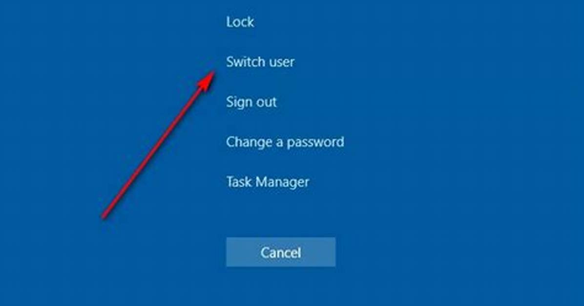 How Do I Switch Users When Windows 10 Is Locked?
