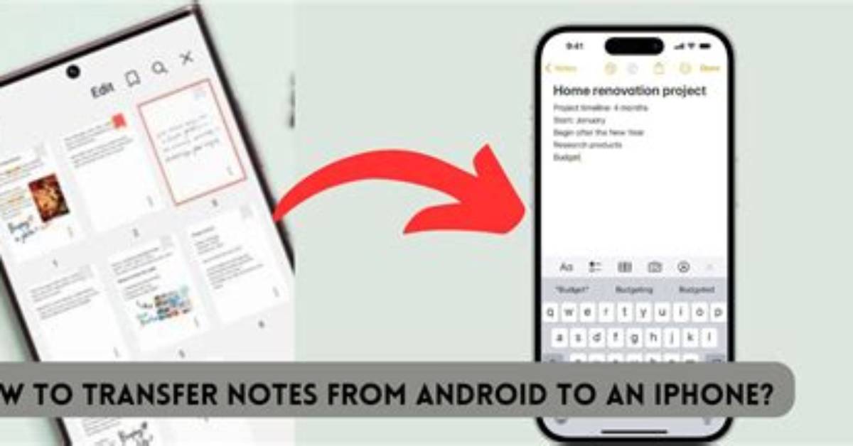 How Do I Transfer Notes from Android to Apple?
