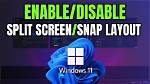 How Do I Turn off Split Screen in Windows 7?