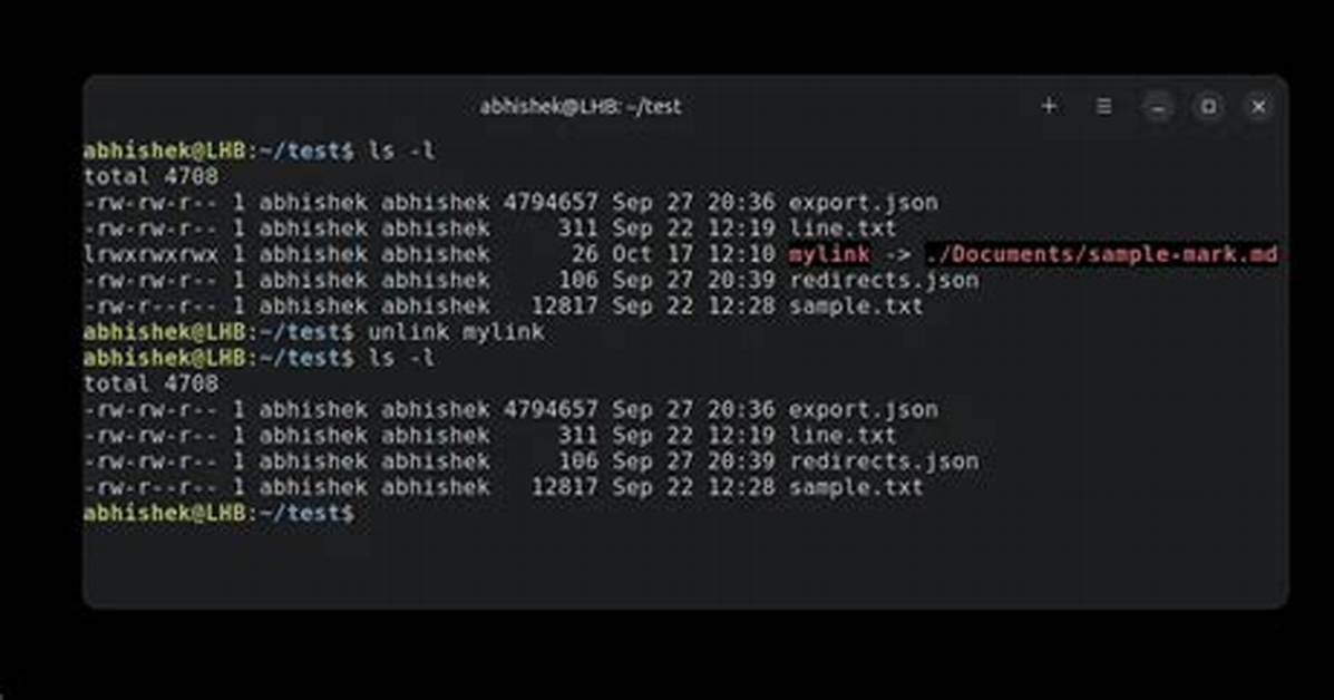 How Do I Unlink a Linux Command?