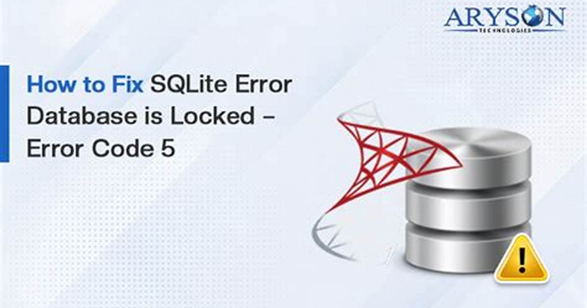 How Do I Unlock a Sqlite Database?