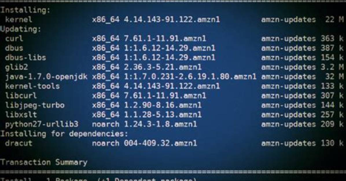 How Do I Update Amazon Ami Linux?