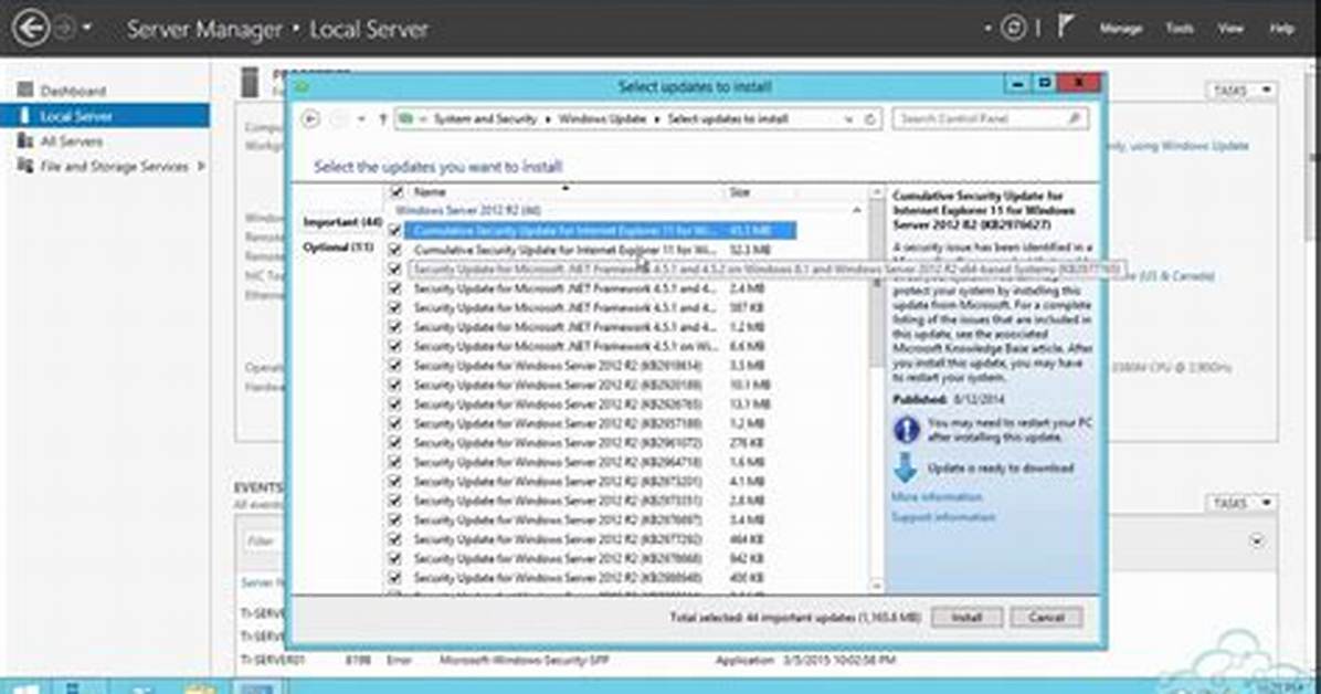 How Do I Update Windows Server 2012?