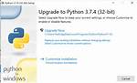 How Do I Upgrade the Python Installation in Windows 10?