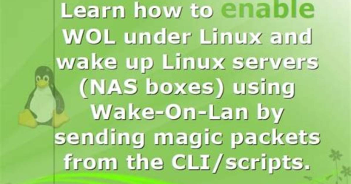 How Do I Wake up Linux?