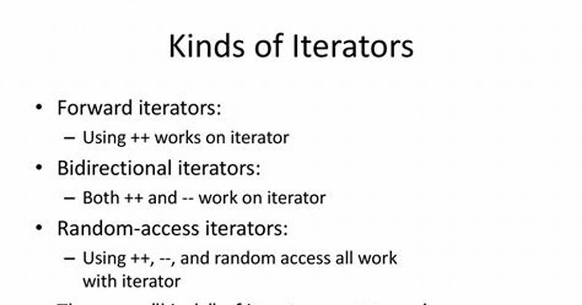 How Do Iterators Work?