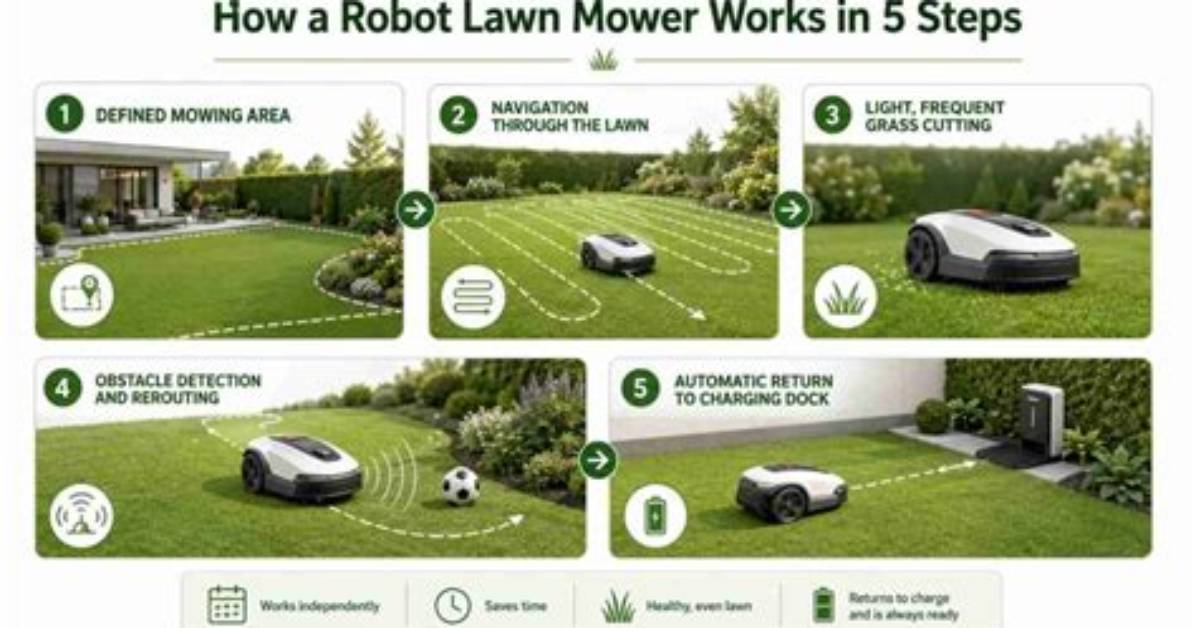 How Do Robot Mowers Work