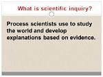 How Do Scientists Develop Explanations