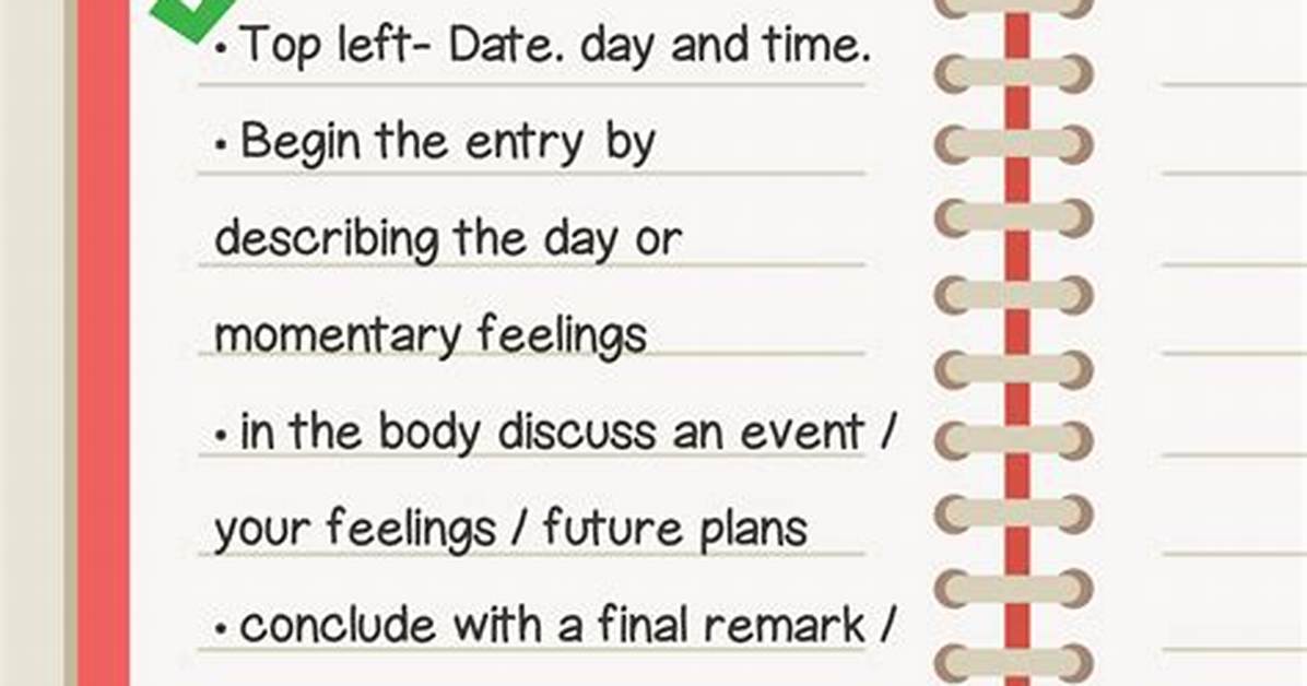 How Do We Write a Diary?