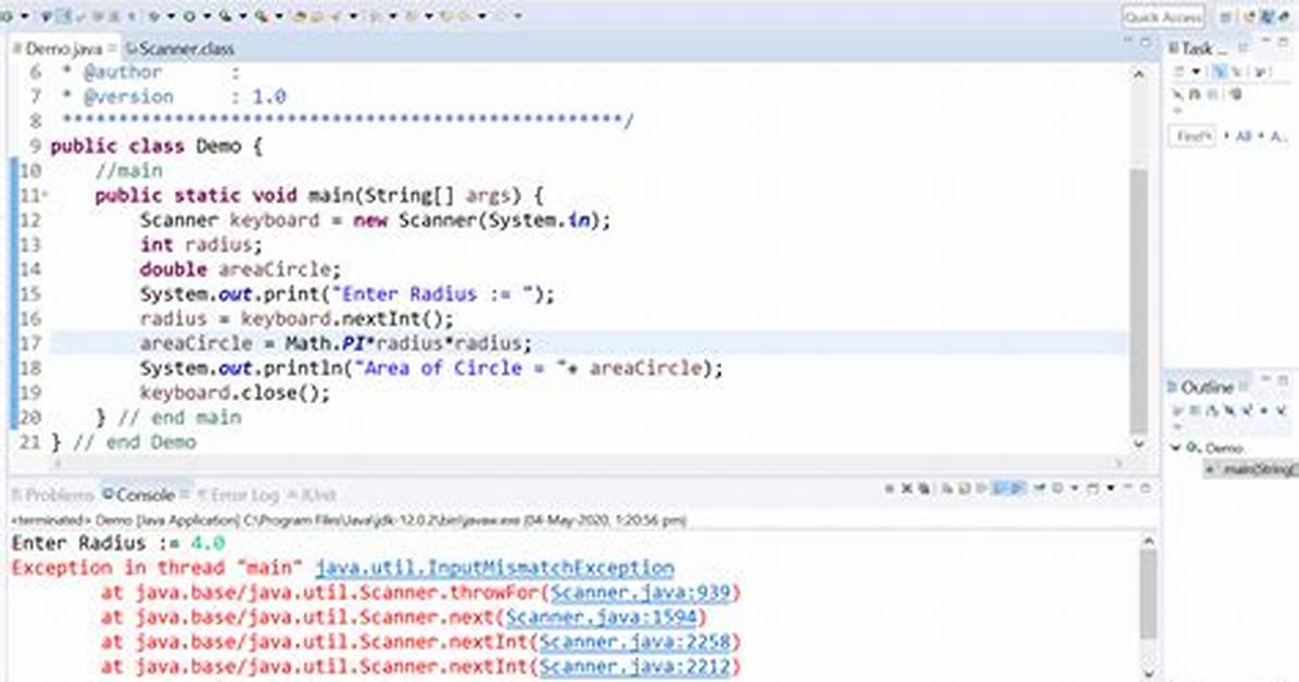 How Do You Catch Inputmismatchexception